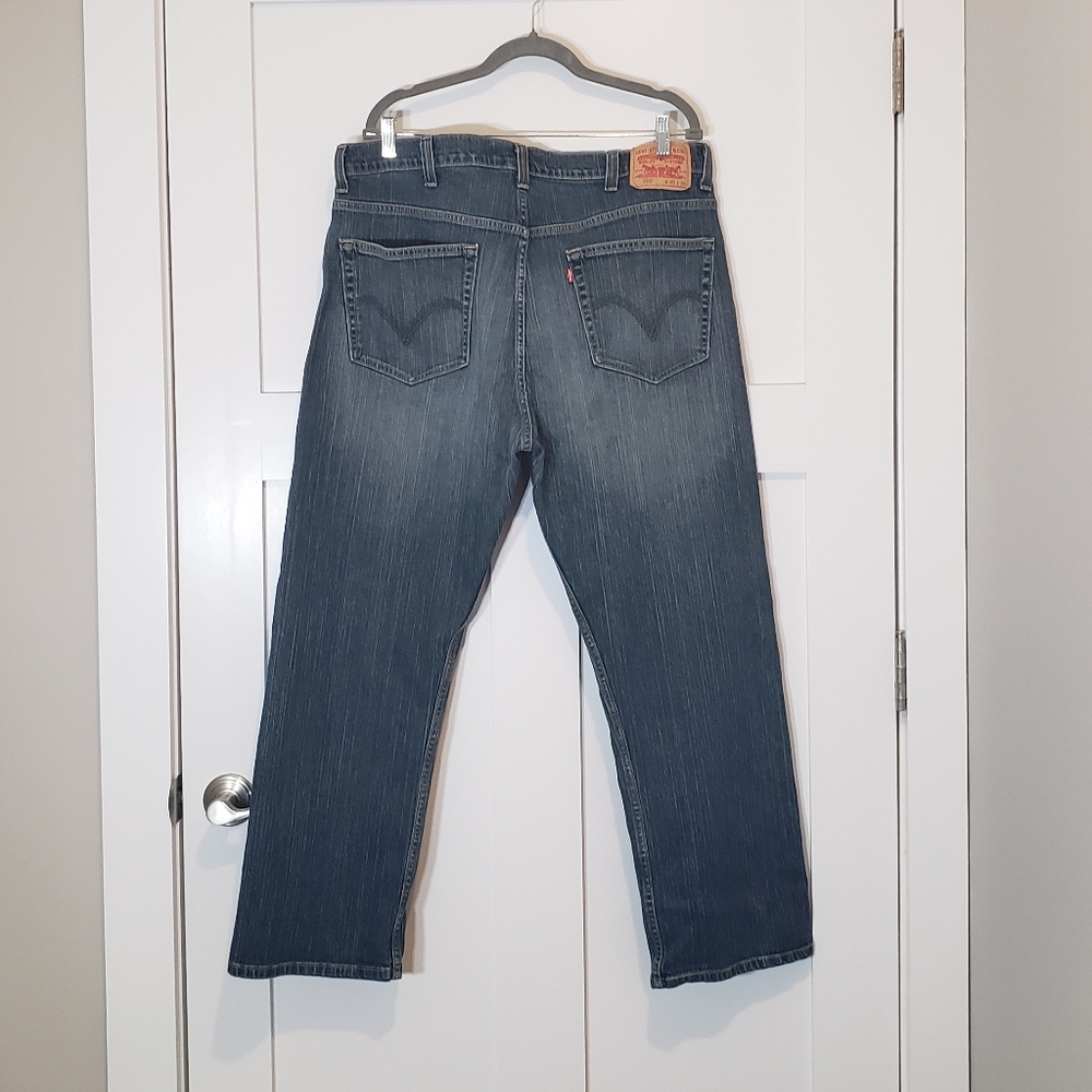 Levi's 505 Straight Fit Denim Jeans Mens Size 40X29 99% Cotton 1% Elastane